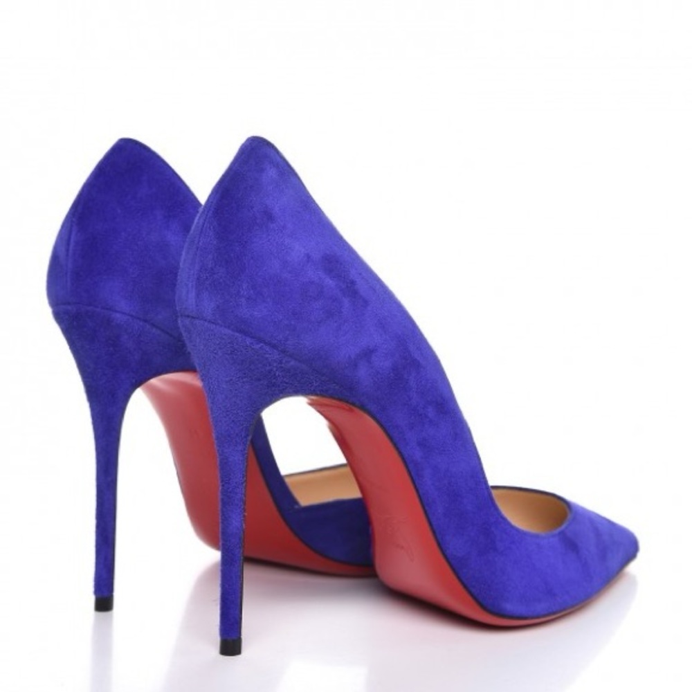Christian Louboutin Iriza Velour in Purple Pop - Picture 2 of 9